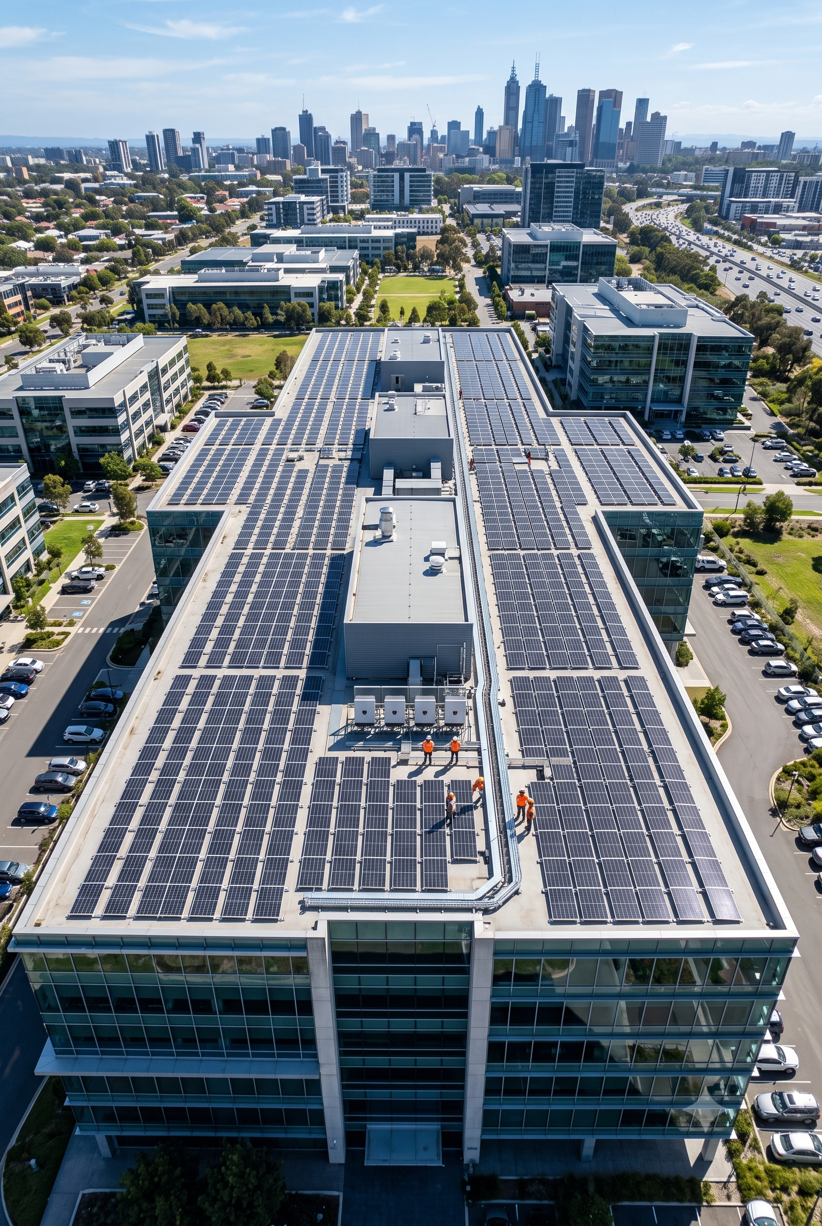 Rooftop Solar System for Office Buildings